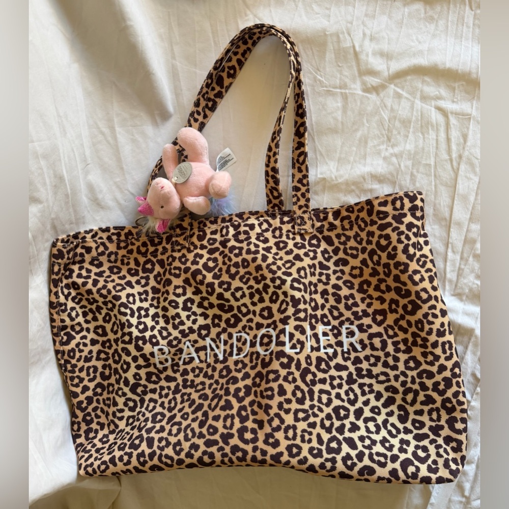 Bandolier Wild Leopard Tote